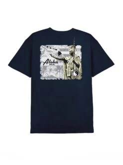 Aloha Kam Flag Tee -T&C Surf Clothing Tee Navy Back ee976699 7751 4a00 bb05 ce9e1d7526c0