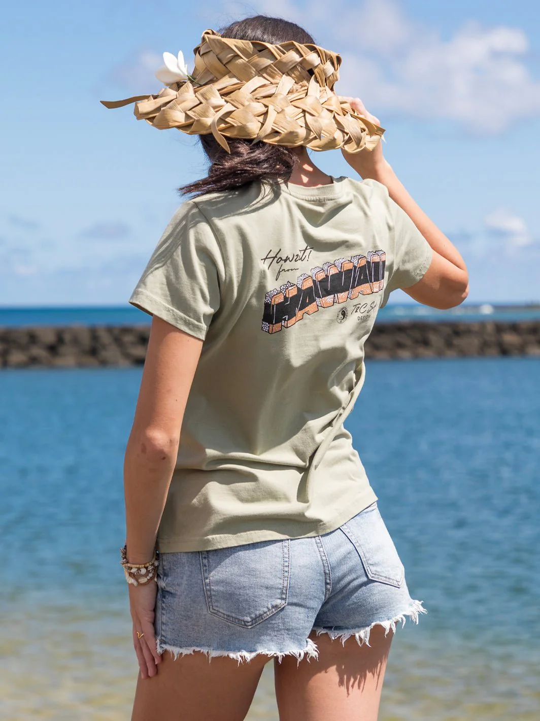 T&C Surf Clothing -T&C Surf Clothing Tee Pistachio LIFE1 f054a01a f139 41a4 9b43 623954bc4312