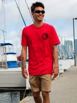 Kakau Tee -T&C Surf Clothing Tee Red LIFE1 d218c7e9 dac0 4c04 91cc 4ae1ec9644f0
