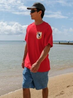 Supa Native Tee -T&C Surf Clothing Tee Red LIFE f89792a4 dd6b 4cdb b81c 86bd4bfbf7de