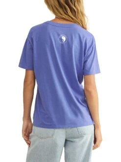 Nau Puff Boyfriend Tee -T&C Surf Clothing Tee Sky Blue Back