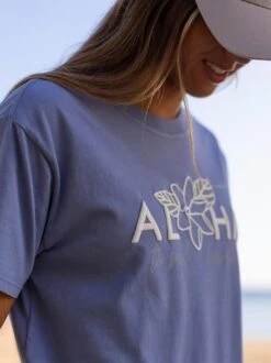 Nau Puff Boyfriend Tee -T&C Surf Clothing Tee Sky Blue LIFE2