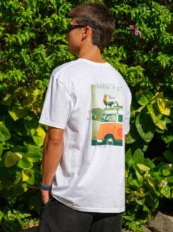 Roosta Volkswagen® Jersey Tee -T&C Surf Clothing Tee White LIFE1 4c0036b9 4269 4790 9a8b 251562637e66 751444