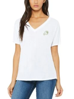 Naupaka Toss Slouchy Vtee -T&C Surf Clothing VteeWhiteFront