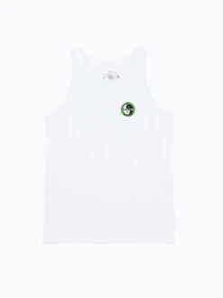 Retro Neon Tank -T&C Surf Clothing WhiteGreen Front 782239
