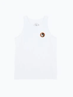 Retro Neon Tank -T&C Surf Clothing WhiteOrangeFront 803268