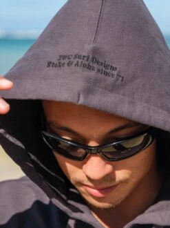 Europe Yin Yang Hoodie -T&C Surf Clothing YY Hooded Fleece WshBlk LIFE 380841